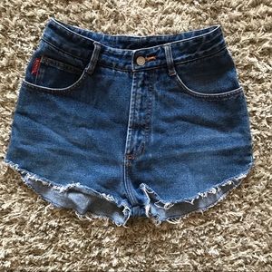 Vintage cutoff jean shorts